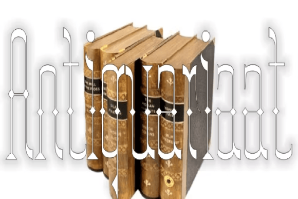 Antiquariaat Font: A Unique Typeface for Editorial Design