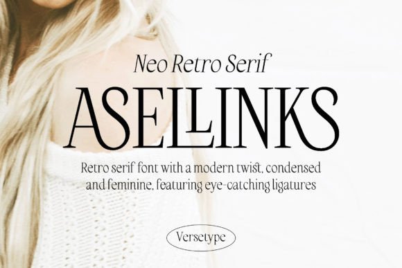 Asel Links Font: A Stylish Serif Typeface for Crafters