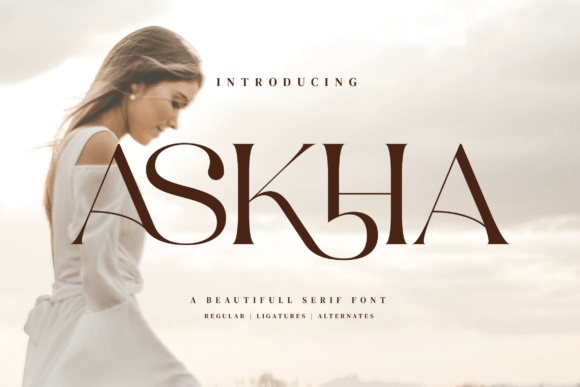 Askha Font: A Luxurious Typeface for Makers and Creative Sellers