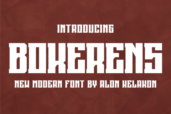 Bokerens Font: A Bold Addition to Your Digital Design Toolkit