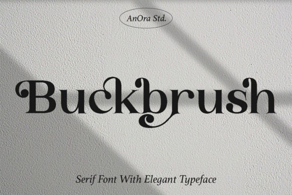 Buckbrush Font: A Playful Yet Polished Typeface for Your Brand