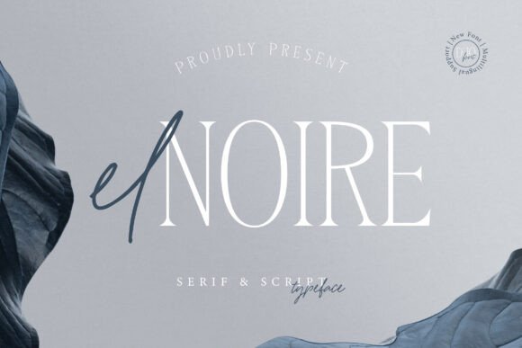 El Noire: A Typeface That Elevates Handmade and Craft Projects