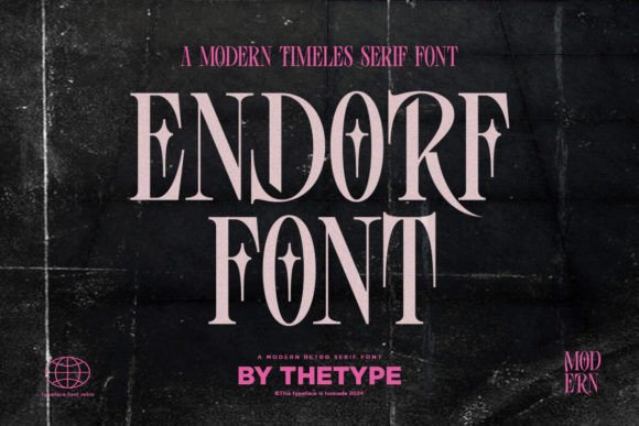 Endorf Font: A Timeless Typeface for Strong Branding