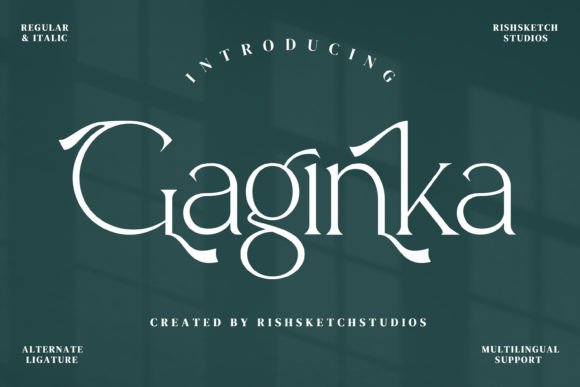 Gaginka: A Handwritten Typeface That Elevates Campaign Creativity