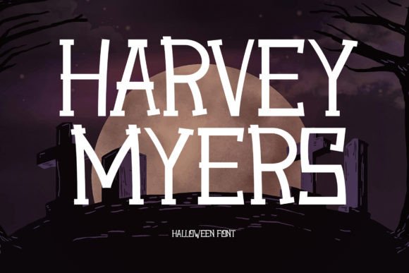 Harvey Myers Font for Halloween Branding