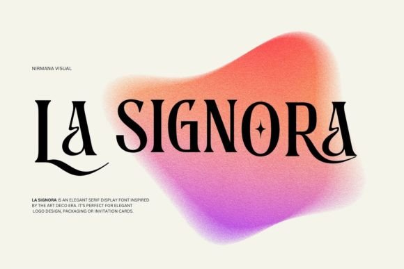 La Signora: A Serif Font That Elevates Editorial Design