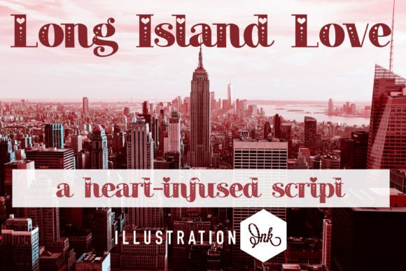 Long Island Love: A Playful Typeface for Creative Projects