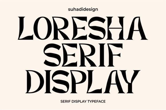 Loresha: A Timeless Serif Font for Branding Projects