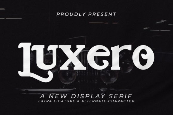 Luxero: A Typeface for Timeless Editorial Design
