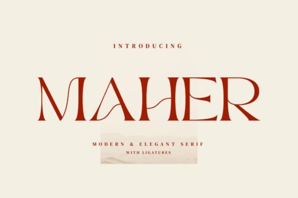 Maher Typeface: A Subtle Elegance for Editorial Design