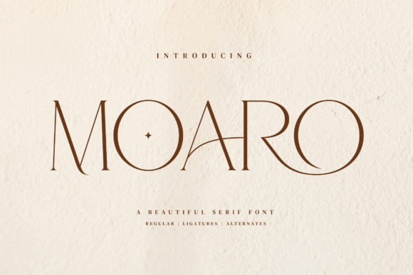 Moaro Font: A Stylish Serif for Stronger Campaign Design