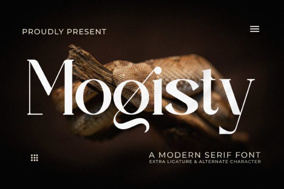 Mogisty: A Designer’s Take on a Versatile Serif Typeface