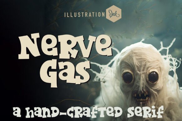 Nerve Gas Font: A Whimsical Serif for Creative Branding