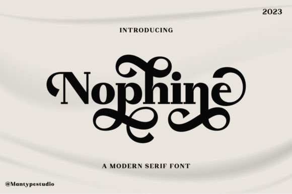 Nophine: A Versatile Serif Font for Modern Design Projects