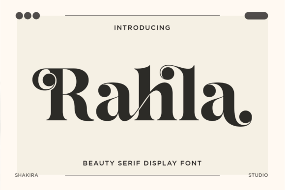 Rahla: A Versatile Serif for Modern Branding