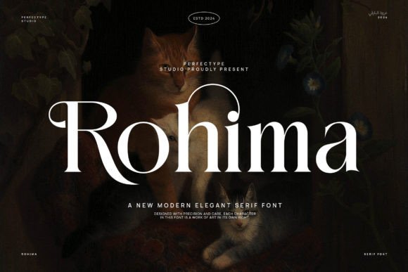 Rohima Font: A Luxurious Serif for Stronger Brand Typography