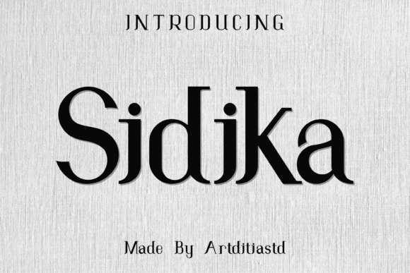 Sidika: A Designer’s Honest Take on This Creative Typeface