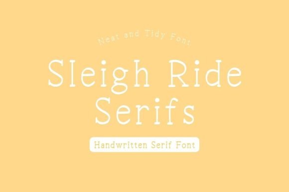 Sleigh Ride Serifs: A Festive Typeface for Branding Magic